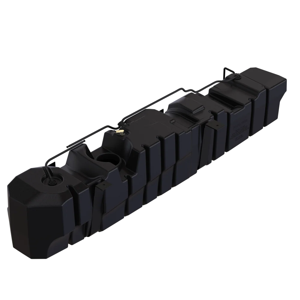 60 Gallon High-Capacity Fuel Tank for 1999-2010 Ford Powerstroke 7.3L, 6.0L, 6.4L Crew Cab & Ext Cab Long Bed S&B Filters
