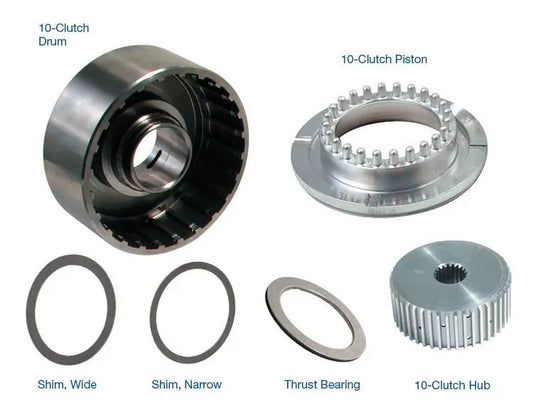 10-Clutch Drum, Hub & Piston Kit with Bearing