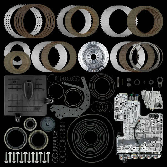 10L1000 Category 3 Expanded E & F Capacity BorgWarner Rebuild Kit with SunCoast Pro-Loc Valve Body Combo