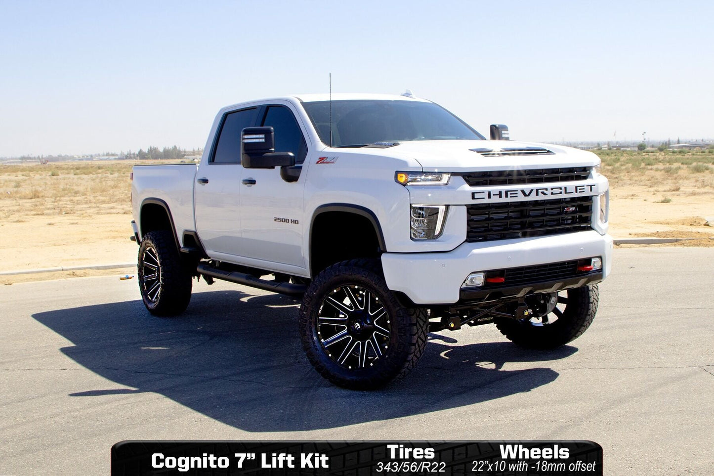 7-Inch Standard Lift Kit with Fox Psmt 2.0 Shocks For 2020-2024 Silverado/Sierra 2500/3500 2WD/4WD Cognito Cognito Motorsports