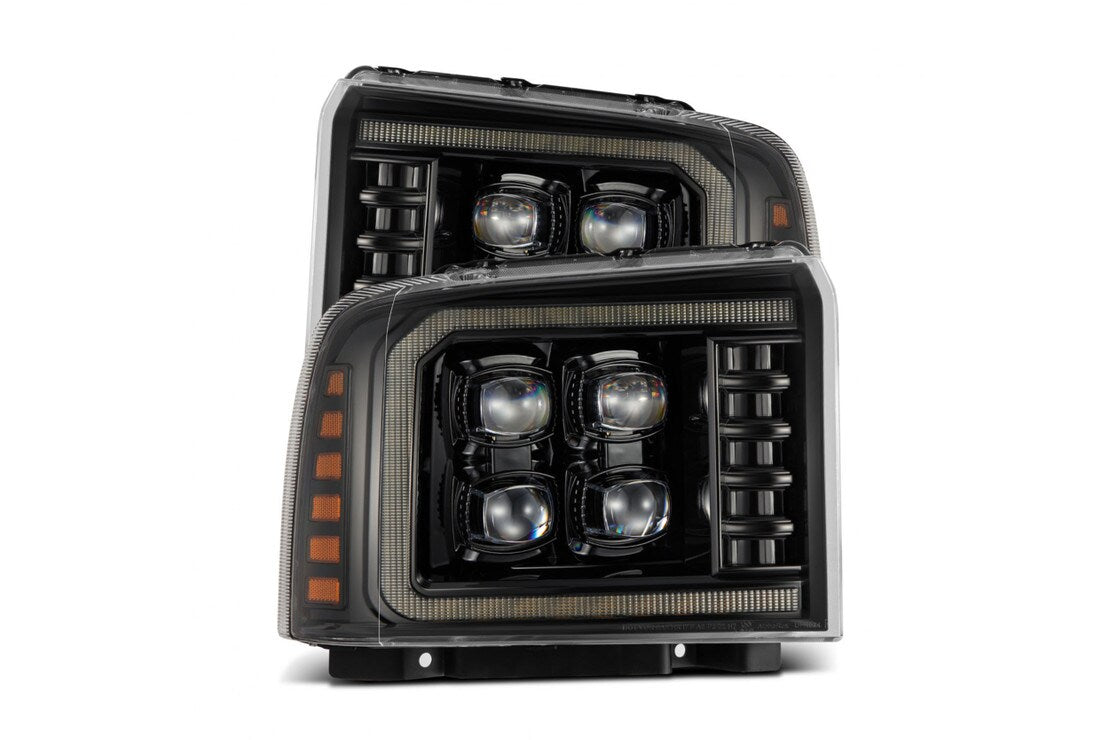 Ford Super Duty (05-07): AlphaRex Nova Headlights LED Projector Headlights Driven Light Group