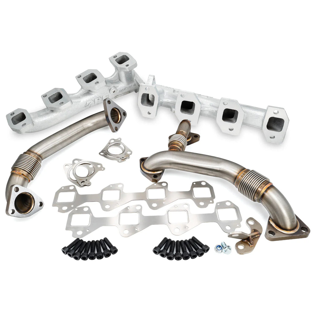 2004.5-2005 GM 6.6L Duramax High-Flow Exhaust Manifold and Up-Pipe Kit PPE