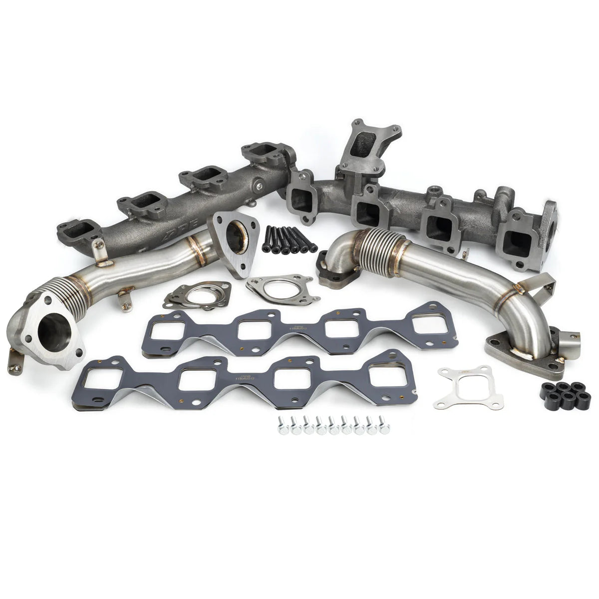 PPE 2017-2024 GM 6.6L Duramax High-Flow Exhaust Manifold and Up-Pipe Kit PPE