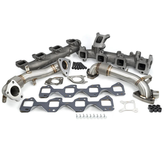 PPE 2017-2024 GM 6.6L Duramax High-Flow Exhaust Manifold and Up-Pipe Kit