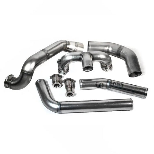 H&S Motorsports 2017-19 Ford 6.7L Turbo Kit W/O Turbo (Divided) by