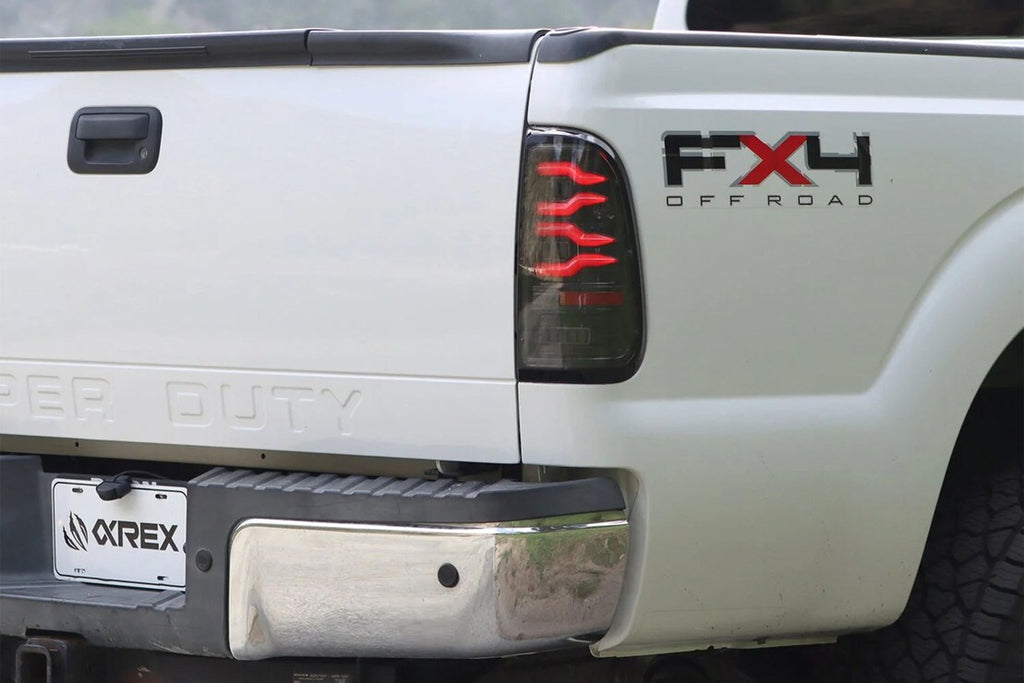 Ford Super Duty (99-16) AlphaRex LUXX LED Tail Lights LED Tail Light Upgrade Driven Light Group