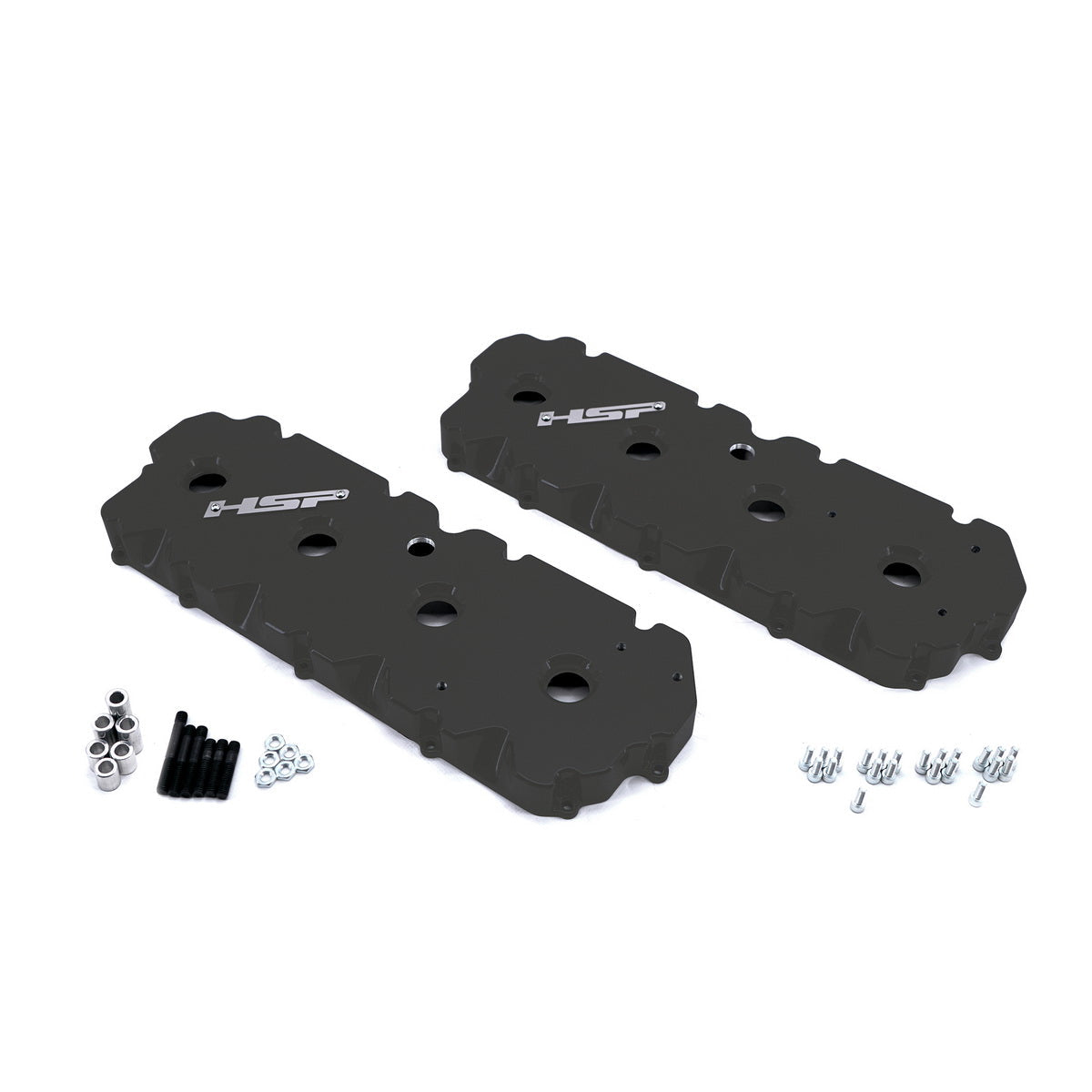 2001-2004 Chevrolet / GMC Billet Valve Covers Kingsport Grey - HSP Diesel