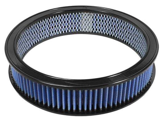 Magnum Flow Round Racing Air Filter w/ Pro 5R Media 14 Inch OD x 12 Inch ID x 3 Inch H w/ Expanded Metal Blue aFe Power