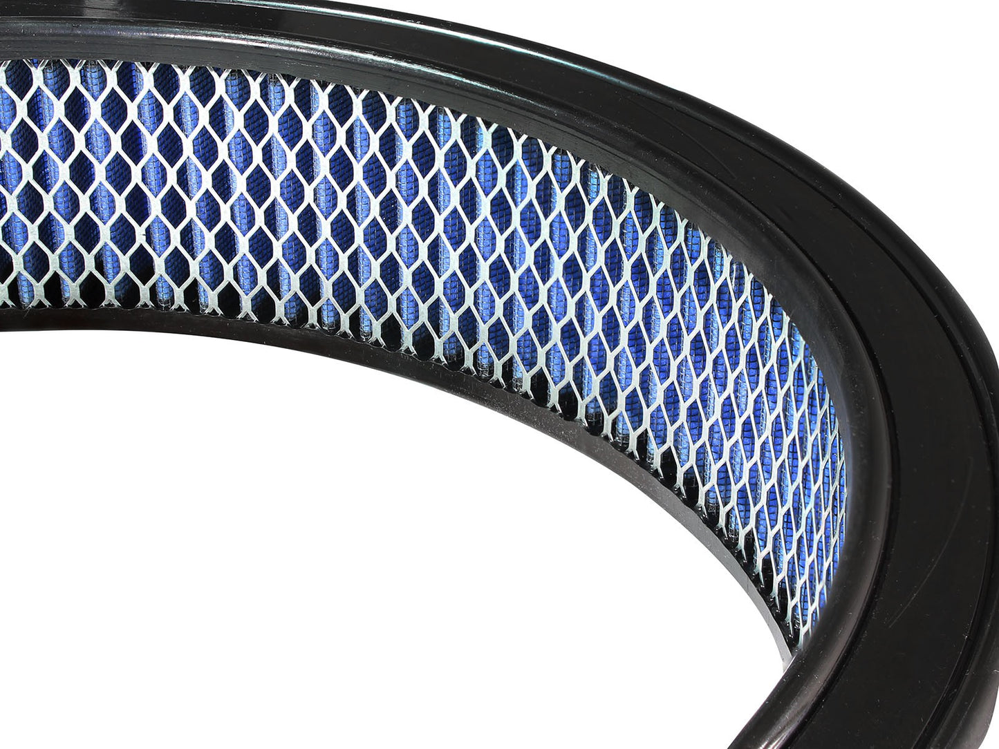 Magnum Flow Round Racing Air Filter w/ Pro 5R Media 14 Inch OD x 12 Inch ID x 3 Inch H w/ Expanded Metal Blue aFe Power
