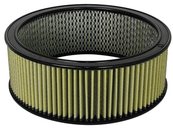 compare product Magnum Flow Round Racing Air Filter w/ Pro Guard 7 Media 14 Inch OD x 12 Inch ID x 5 Inch H w/ Expanded Metal aFe Power
