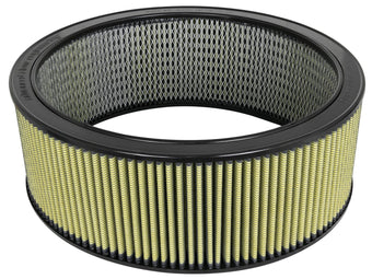 compare product Magnum Flow Round Racing Air Filter w/ Pro Guard 7 Media 17 Inch OD x 14-1/2 Inch ID x 6 Inch H w/ Expanded Metal aFe Power