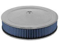 Magnum Flow Round Racing Air Filter w/ Pro 5R Media 14 Inch OD x 3 H Inch w/ Chrome Pans aFe Power