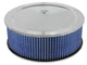 Magnum Flow Round Racing Air Filter w/ Pro 5R Media 14 Inch OD x 5 H Inch w/ Expanded Metal and Chrome Pans aFe Power