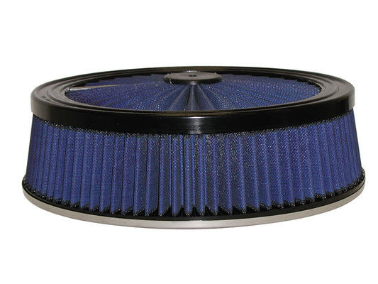 Magnum Flow T.O.P. Universal Round Racing Air Filter w/ Pro 5R Media 14 Inch OD x 4 Inch H aFe Power