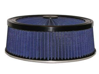 compare product Magnum Flow T.O.P. Universal Round Racing Air Filter w/ Pro 5R Media 14 Inch OD x 5 Inch H aFe Power