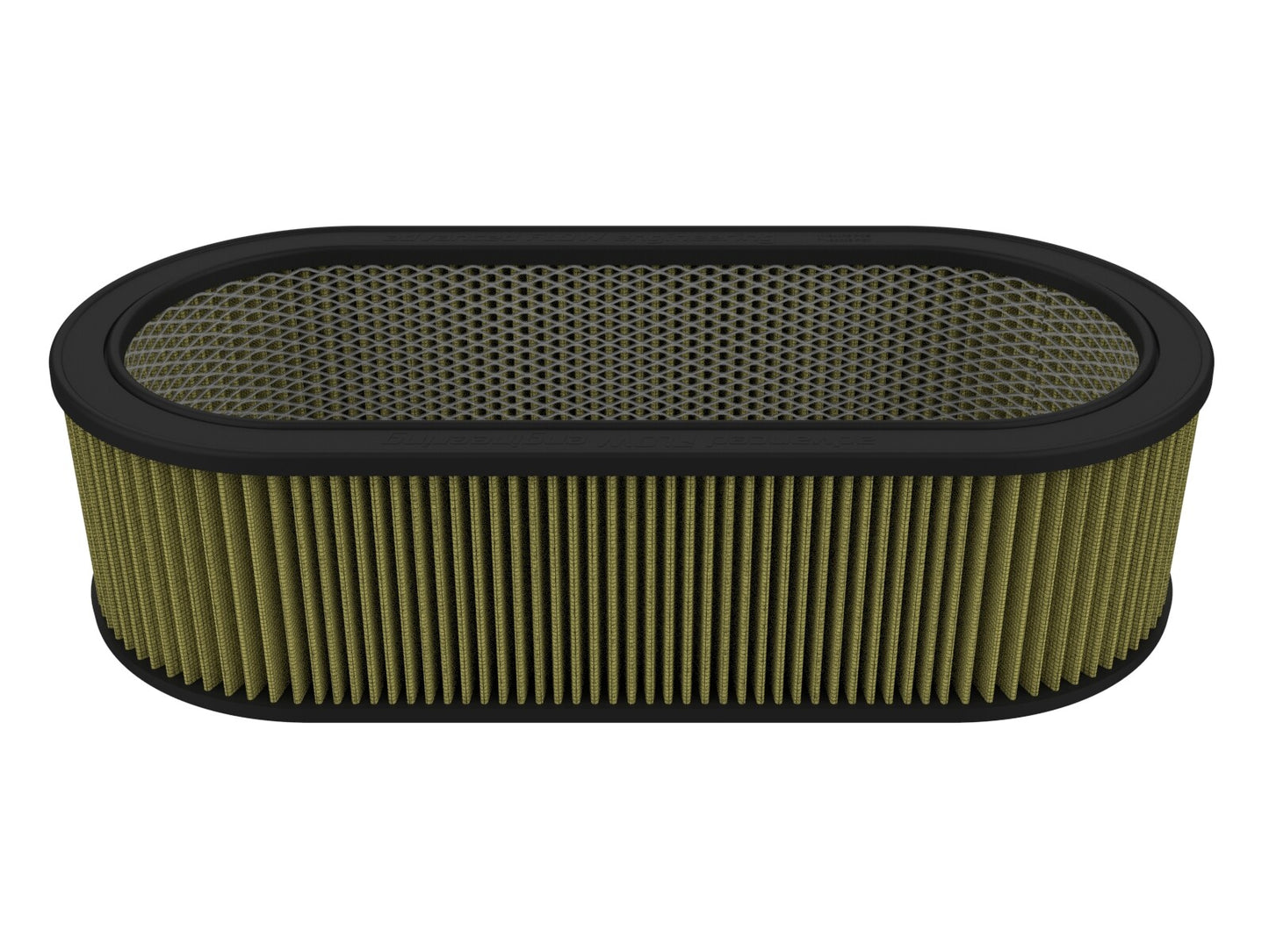 Magnum Flow Round Racing Air Filter w/ Pro Guard 7 Media 18-1/8 Inch L x 7-1/4 Inch W x 5-1/8 Inch H w/ Expanded Metal aFe Power