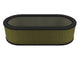 Magnum Flow Round Racing Air Filter w/ Pro Guard 7 Media 18-1/8 Inch L x 7-1/4 Inch W x 5-1/8 Inch H w/ Expanded Metal aFe Power