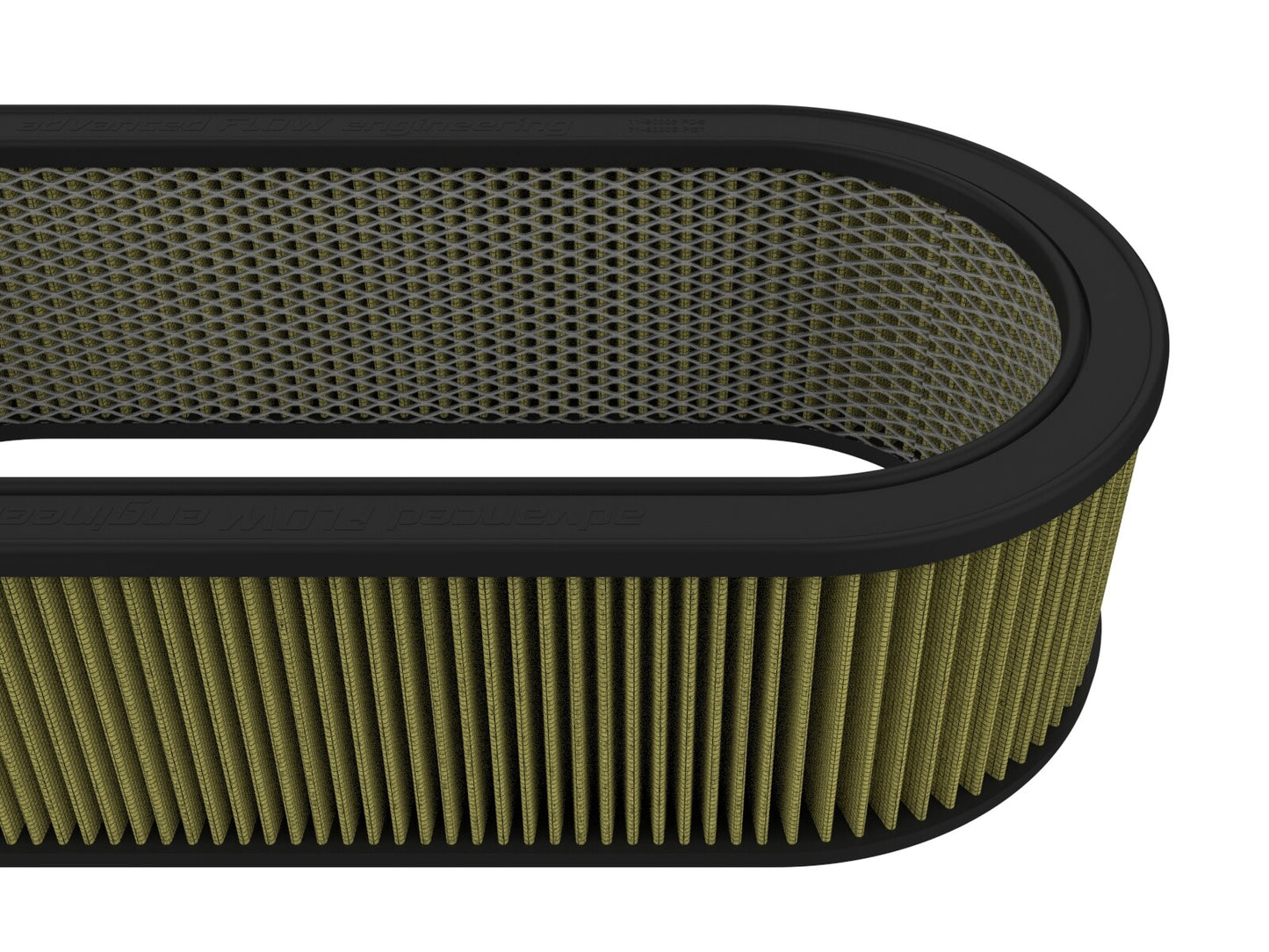 Magnum Flow Round Racing Air Filter w/ Pro Guard 7 Media 18-1/8 Inch L x 7-1/4 Inch W x 5-1/8 Inch H w/ Expanded Metal aFe Power