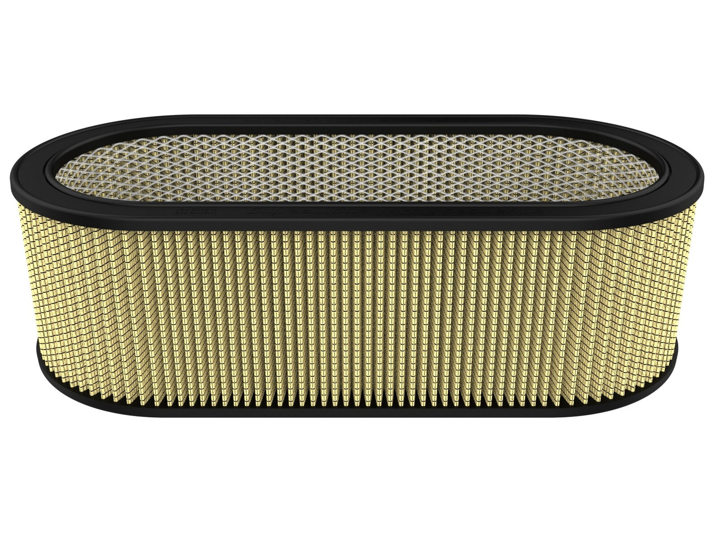 Magnum Flow Round Racing Air Filter w/ Pro Guard 7 Media 18-1/8 Inch L x 7-1/4 Inch W x 6 Inch H w/ Expanded Metal aFe Power