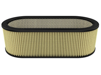 compare product Magnum Flow Round Racing Air Filter w/ Pro Guard 7 Media 18-1/8 Inch L x 7-1/4 Inch W x 6 Inch H w/ Expanded Metal aFe Power