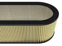 Magnum Flow Round Racing Air Filter w/ Pro Guard 7 Media 18-1/8 Inch L x 7-1/4 Inch W x 6 Inch H w/ Expanded Metal aFe Power