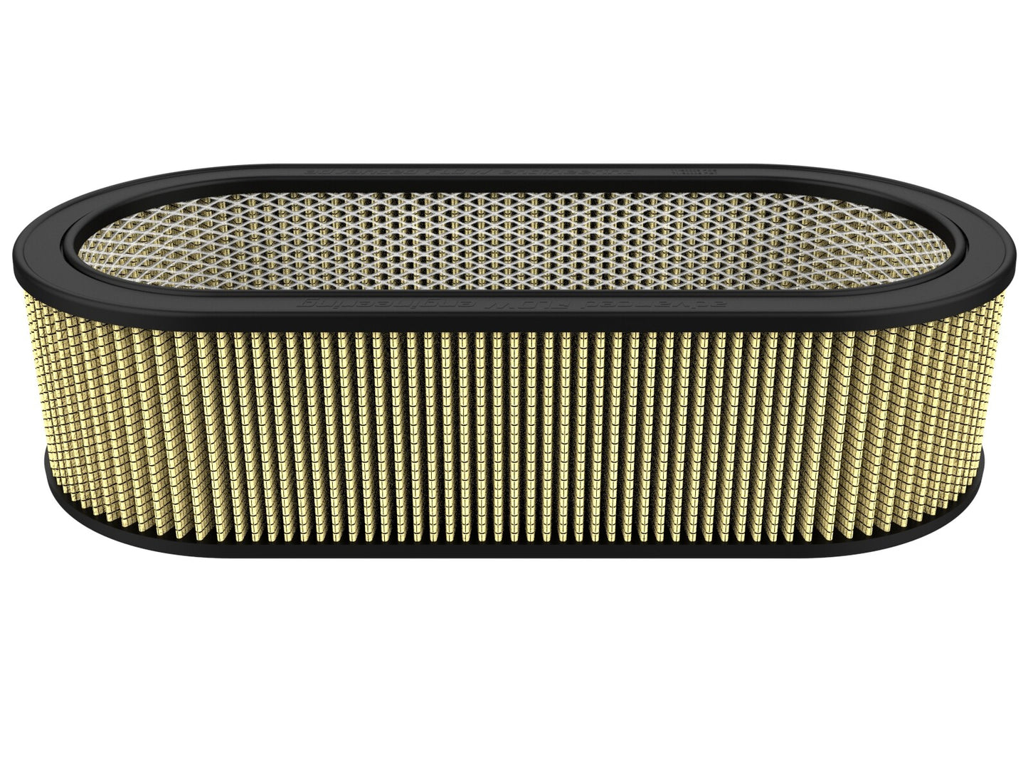 Magnum Flow Round Racing Air Filter w/ Pro Guard 7 Media 18-1/8 Inch L x 7-1/4 Inch W x 5 Inch H w/ Expanded Metal aFe Power