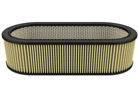 Magnum Flow Round Racing Air Filter w/ Pro Guard 7 Media 18-1/8 Inch L x 7-1/4 Inch W x 5 Inch H w/ Expanded Metal aFe Power
