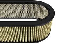 Magnum Flow Round Racing Air Filter w/ Pro Guard 7 Media 18-1/8 Inch L x 7-1/4 Inch W x 5 Inch H w/ Expanded Metal aFe Power