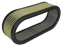 Magnum Flow Round Racing Air Filter w/ Pro Guard 7 Media 18-1/8 Inch L x 7-1/4 Inch W x 5 Inch H w/ Expanded Metal aFe Power
