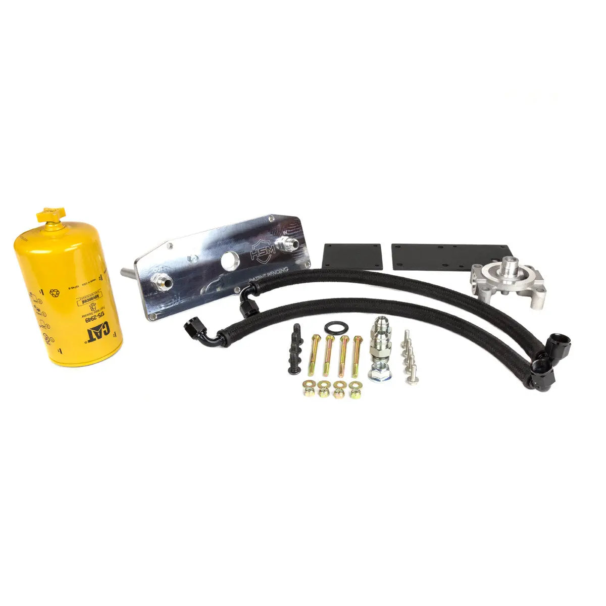 H&S Motorsports - 2017-2022 Ford 6.7L Power Stroke Lower Fuel Filter Upgrade Kit at Tameless Performance