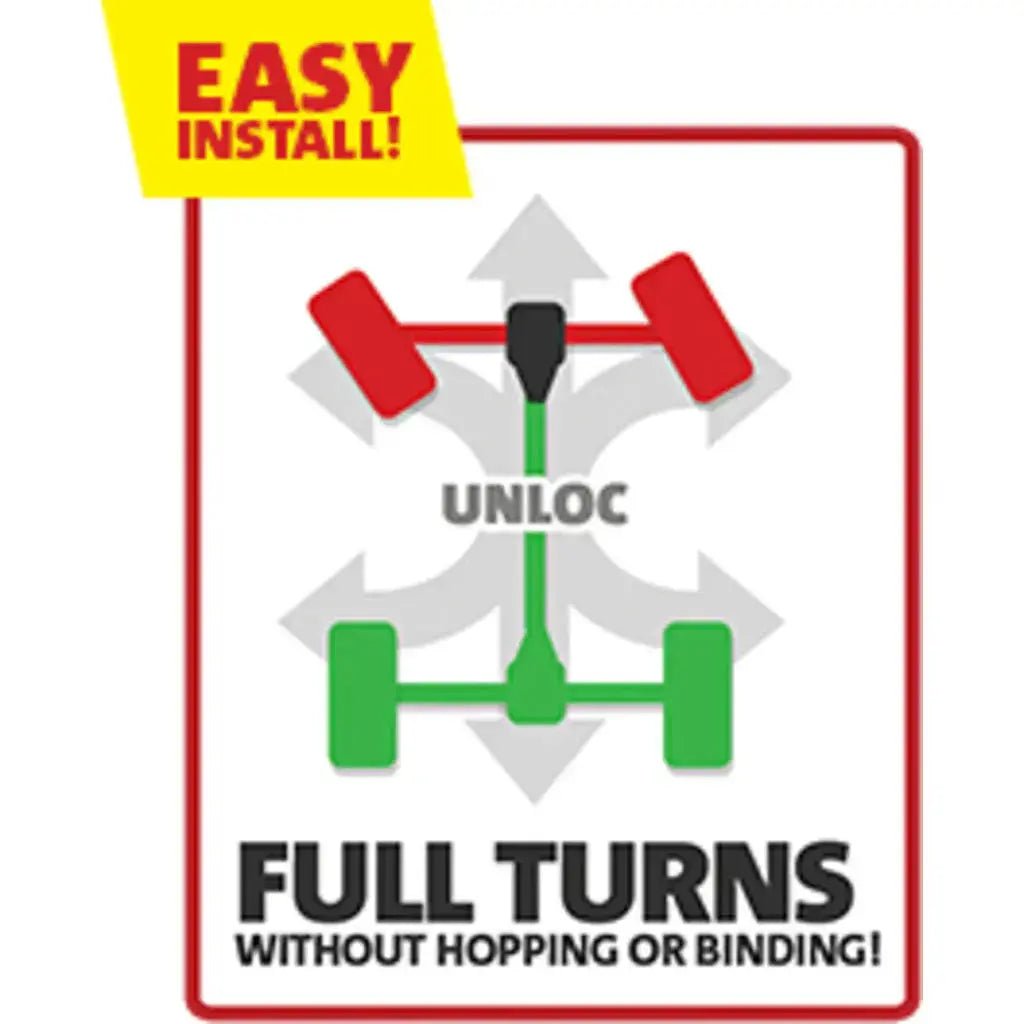 2 Low UnLoc Dodge 1994-2002 CAD Front Axle - 1994-2002 2500-3500 4wd / 1994-2001 1500 4wd BD Diesel