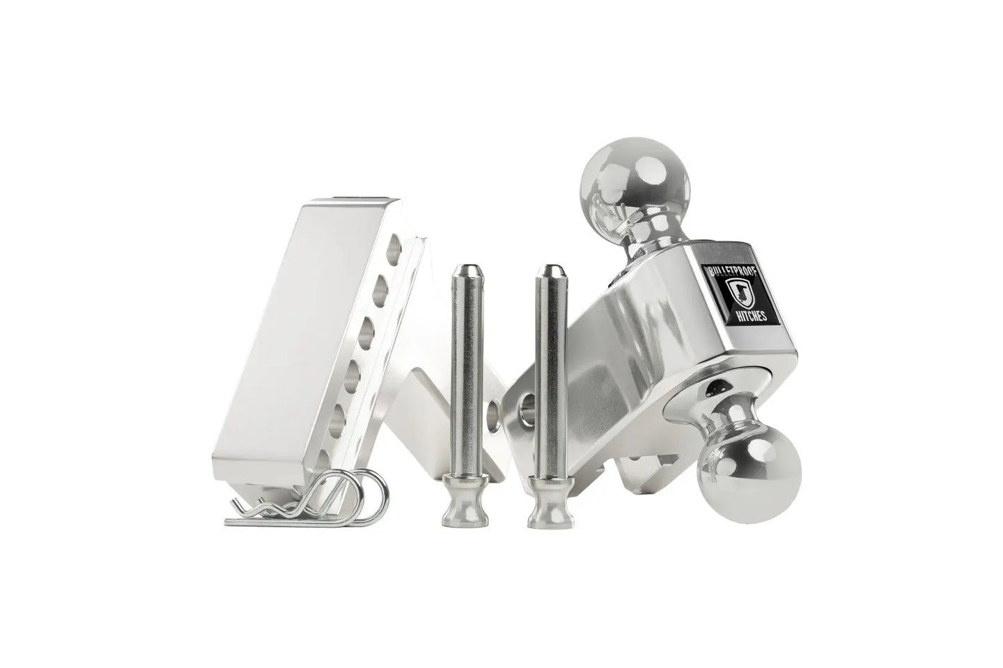2.0 inch Aluminum Medium Duty 2 inch Drop/Rise Hitch BulletProof Hitch BulletProof Hitches