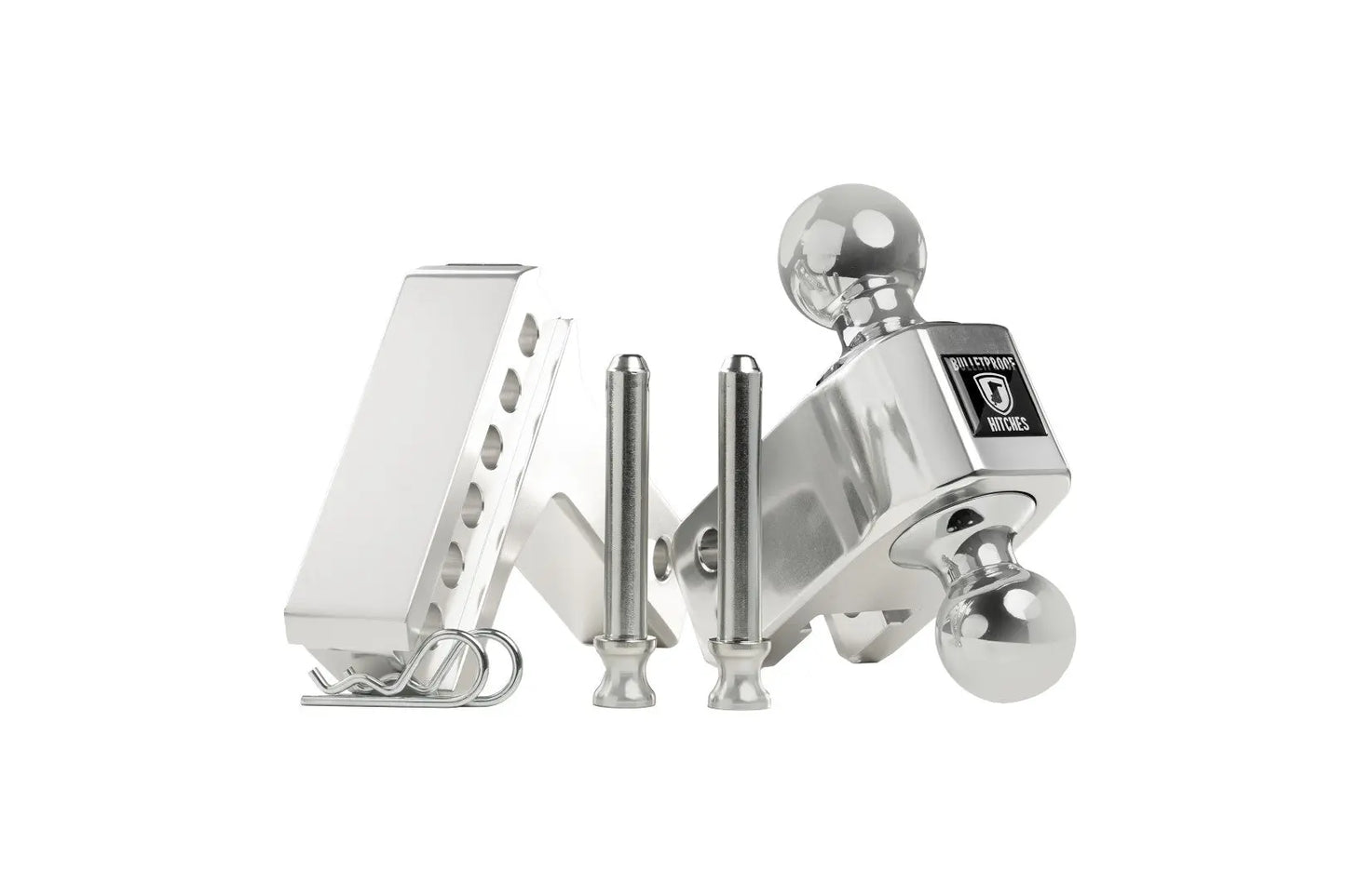2.0 inch Aluminum Medium Duty 2 inch Drop/Rise Hitch BulletProof Hitch BulletProof Hitches