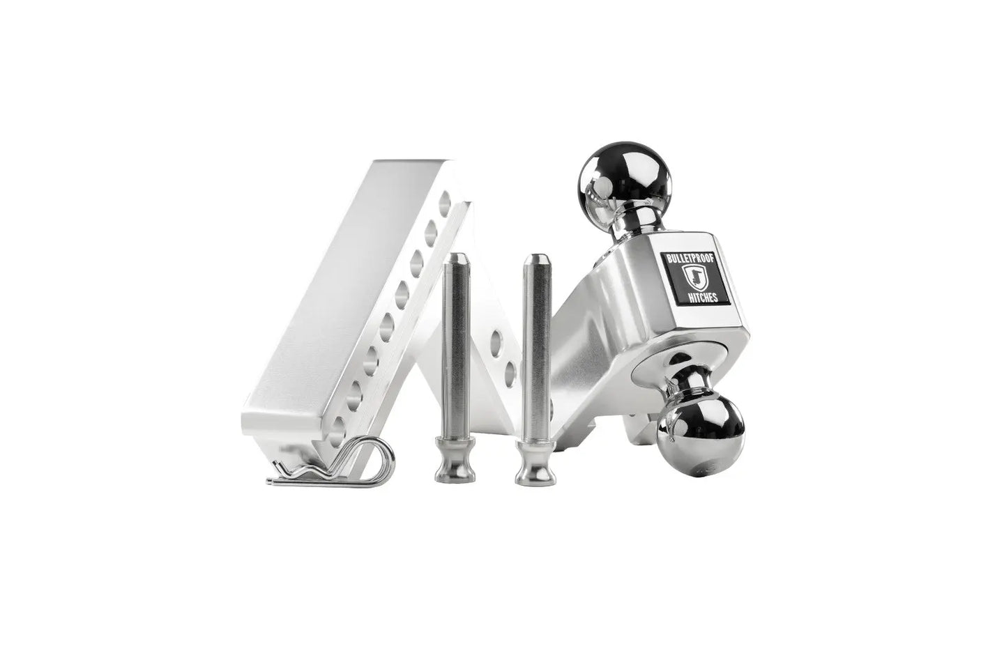 2.0 inch Aluminum Medium Duty 4 inch Drop/Rise Hitch BulletProof Hitch BulletProof Hitches