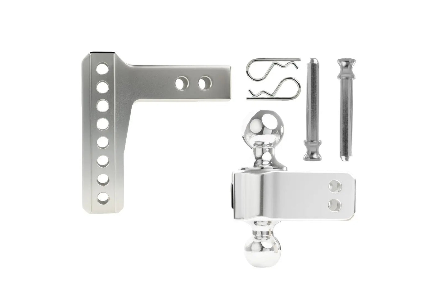 2.0 inch Aluminum Medium Duty 4 inch Drop/Rise Hitch BulletProof Hitch BulletProof Hitches