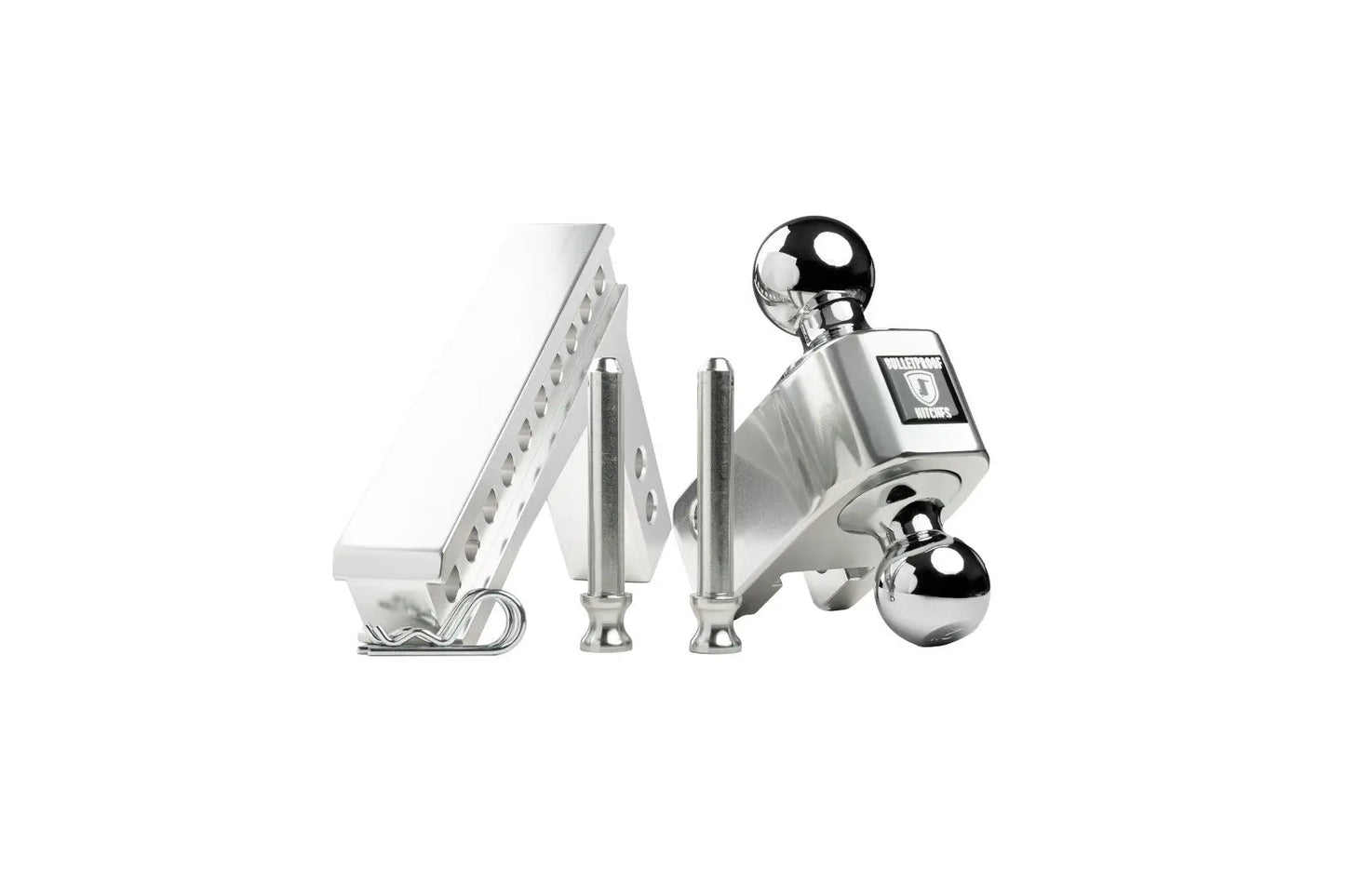 2.0 inch Aluminum Medium Duty 6 inch Drop/Rise Hitch BulletProof Hitch BulletProof Hitches