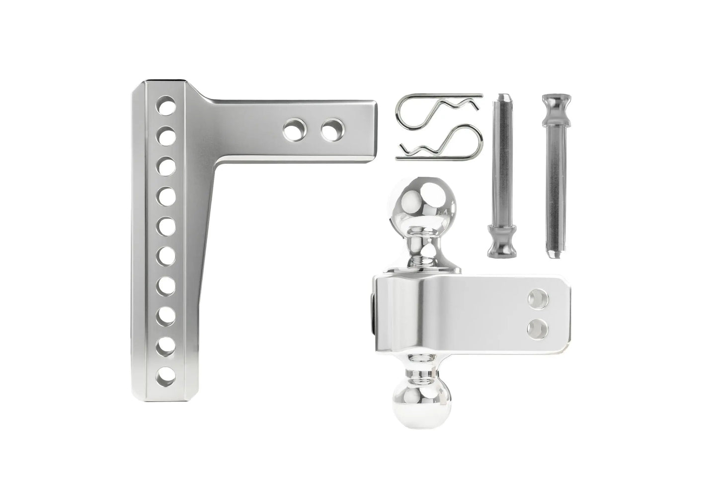 2.0 inch Aluminum Medium Duty 6 inch Drop/Rise Hitch BulletProof Hitch BulletProof Hitches