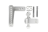 2.0 inch Aluminum Medium Duty 6 inch Drop/Rise Hitch BulletProof Hitch BulletProof Hitches