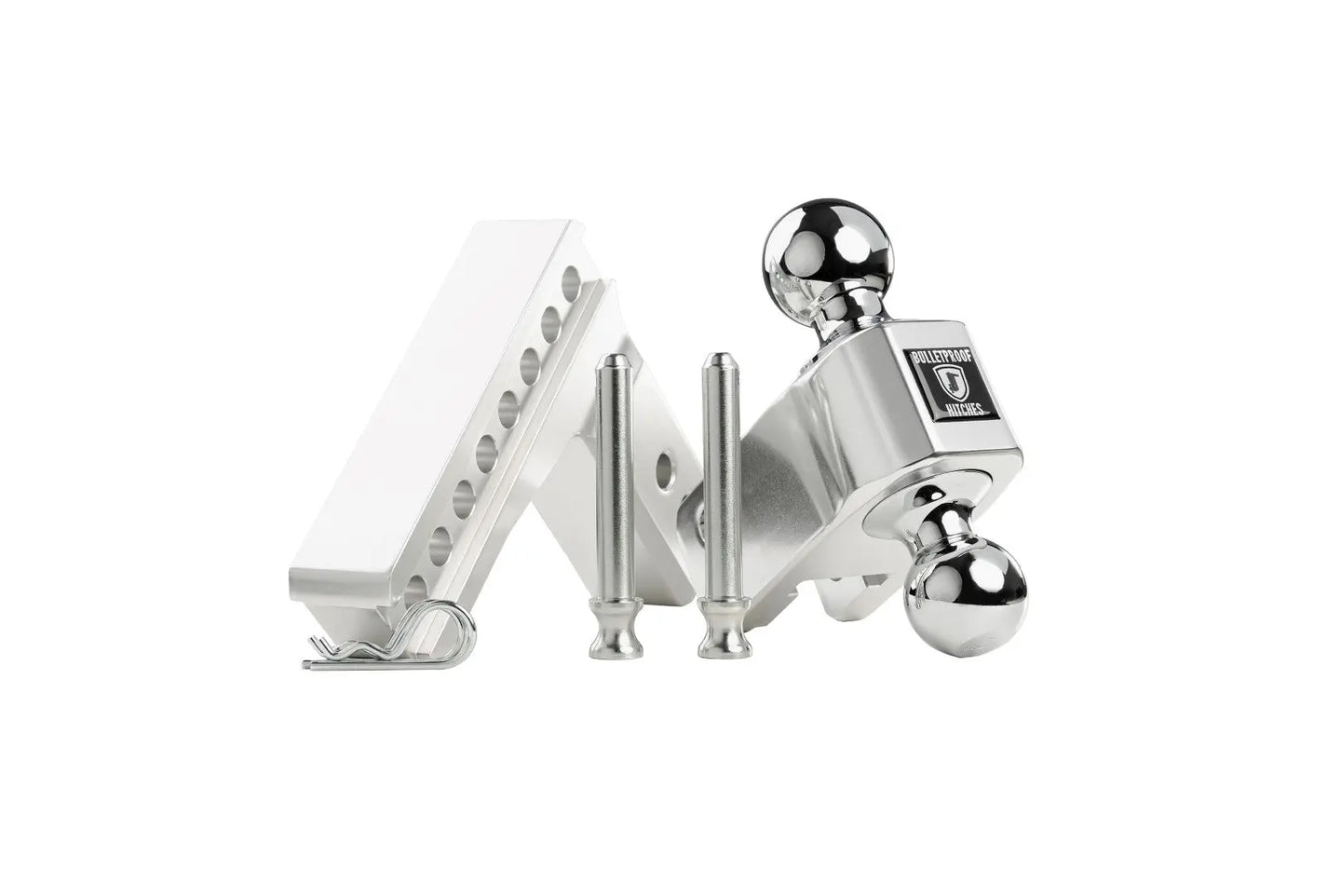 2.5 inch Aluminum Medium Duty 4 inch Drop/Rise Hitch BulletProof Hitch BulletProof Hitches
