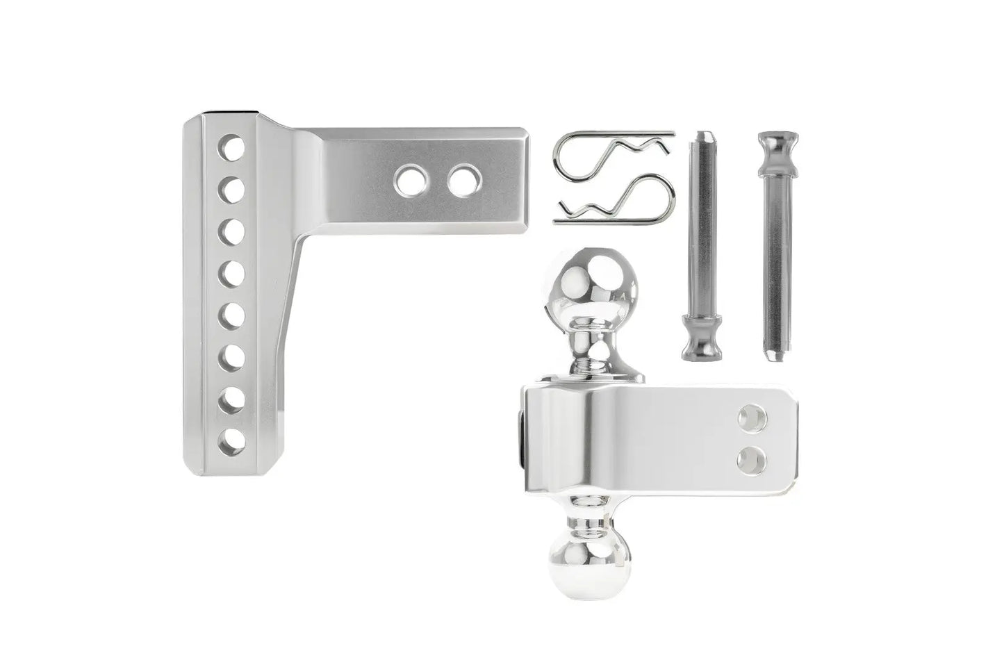 2.5 inch Aluminum Medium Duty 4 inch Drop/Rise Hitch BulletProof Hitch BulletProof Hitches