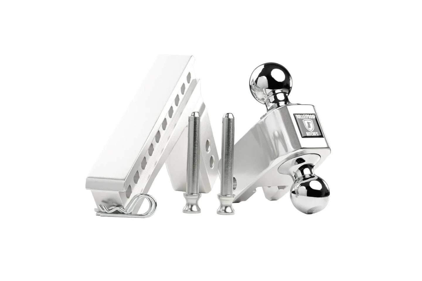 2.5 inch Aluminum Medium Duty 6 inch Drop/Rise Hitch BulletProof Hitch BulletProof Hitches