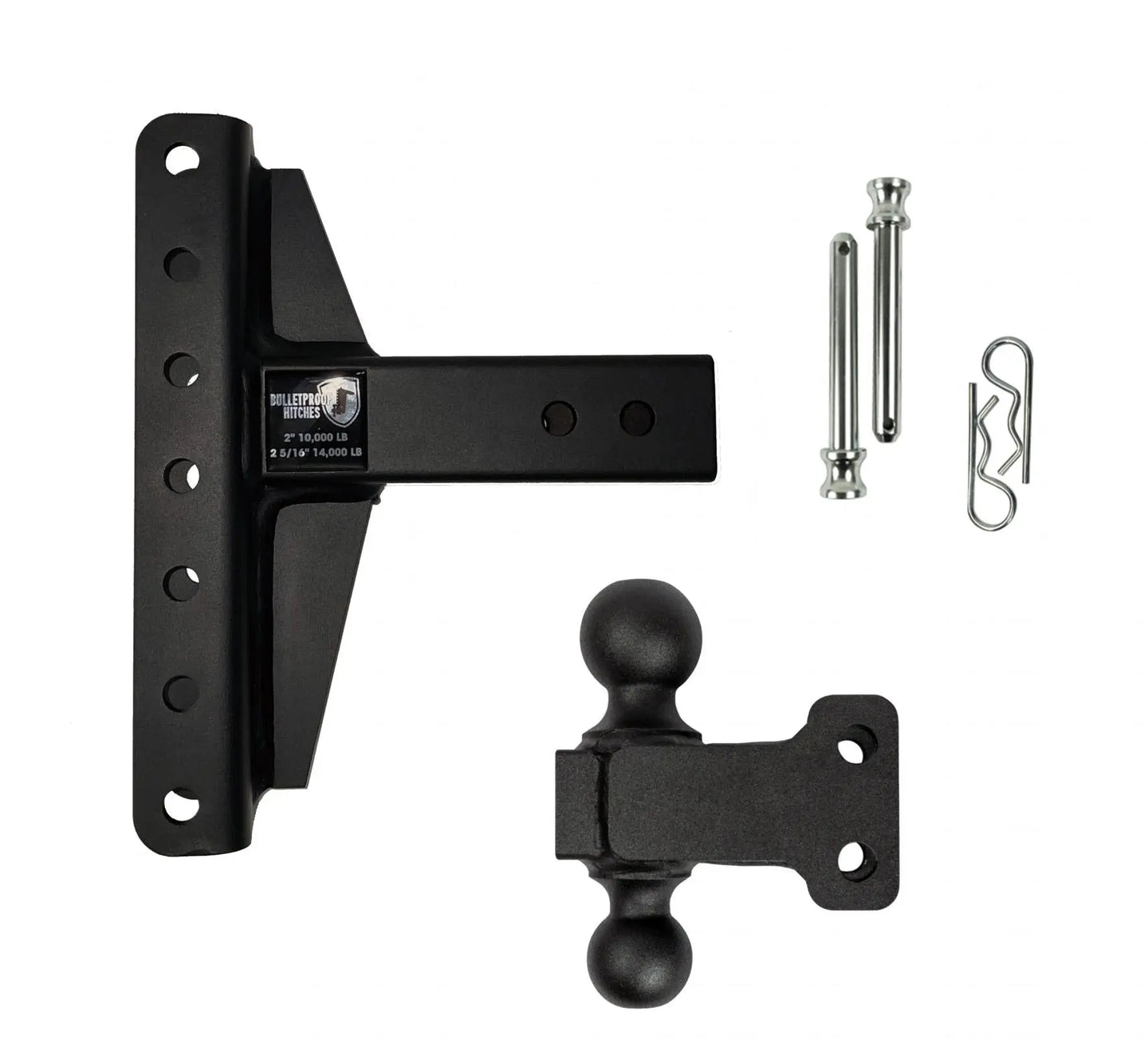 2.5 inch Medium Duty 4 inch & 6 inch Offset Hitch BulletProof Hitch BulletProof Hitches