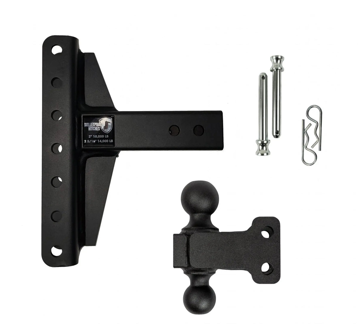 2.5 inch Medium Duty 4 inch & 6 inch Offset Hitch BulletProof Hitch BulletProof Hitches