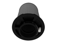 Momentum Intake Replacement Air Filter w/ Black Pro 5R Media (Pair) 4-1/2 Inch F x (8x6-1/2) Inch B x (6-3/4x5-1/2) Inch T (Inverted) x 8 Inch H aFe Power