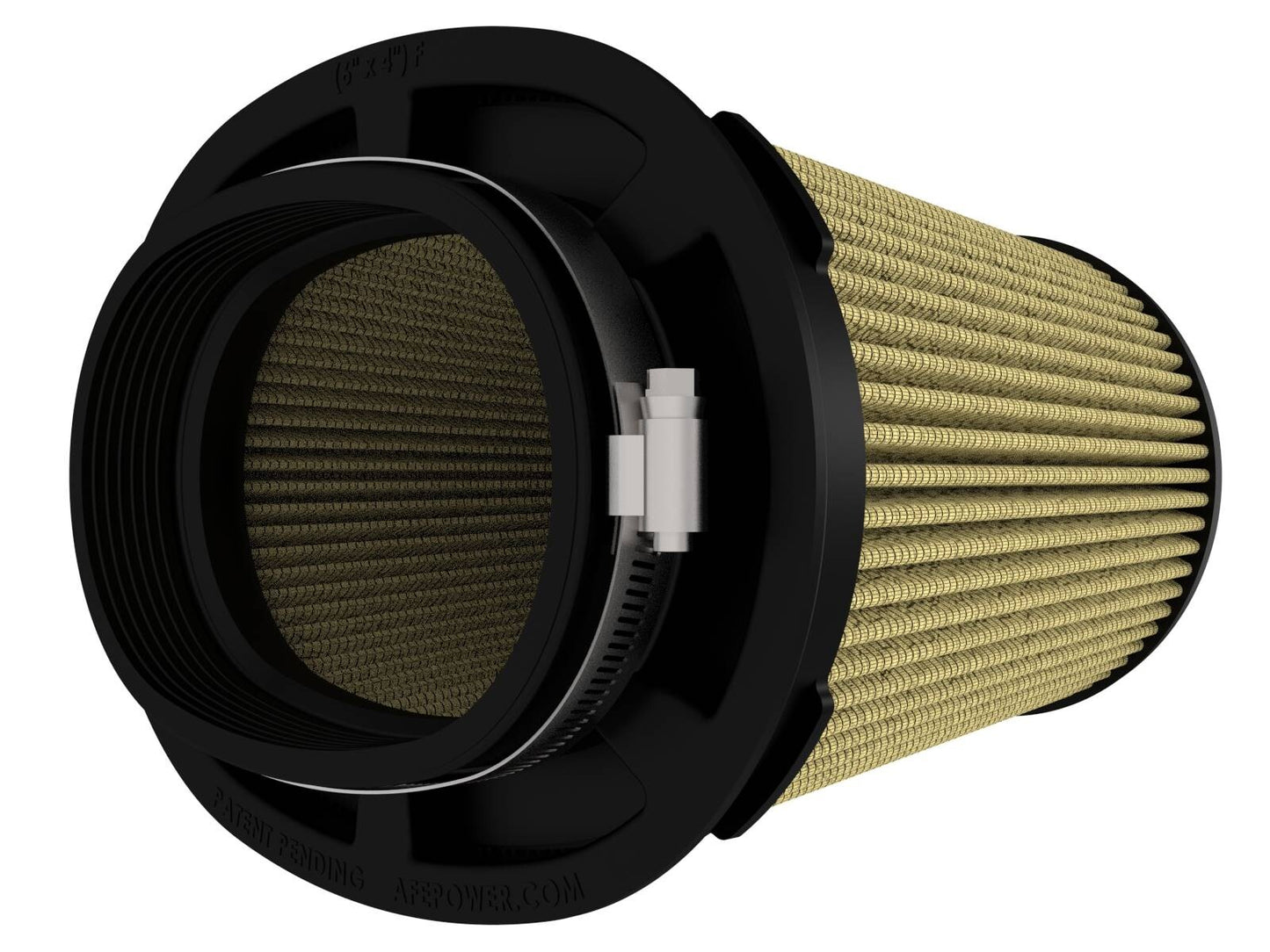 Momentum Intake Replacement Air Filter w/ Pro Guard 7 Media (6 x 4) Inch F x (8-1/2 x 6-1/2) Inch B x (7-1/4 x 5) Inch T (Inverted) x 7-1/4 Inch H aFe Power
