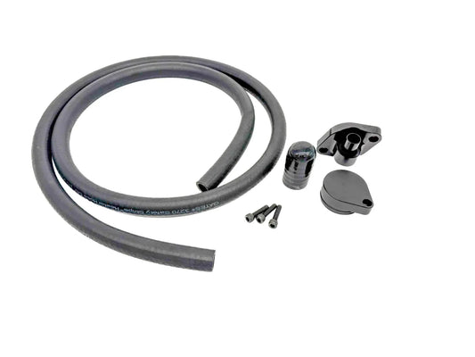 2011+ Powerstroke 6.7 Billet CCV Kit Black TAMELESS PERFORMANCE