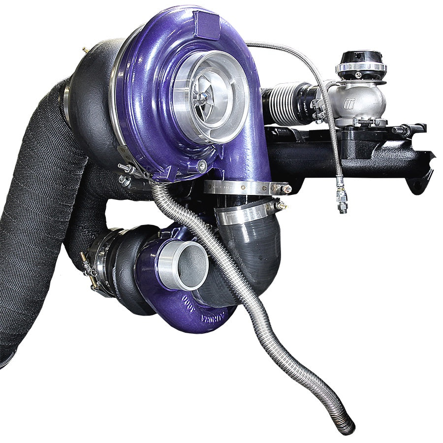 ATS Aurora 3000/5000 Compound Turbo System Fits 1998.5-2002 5.9L Cummins ATS Diesel Performance