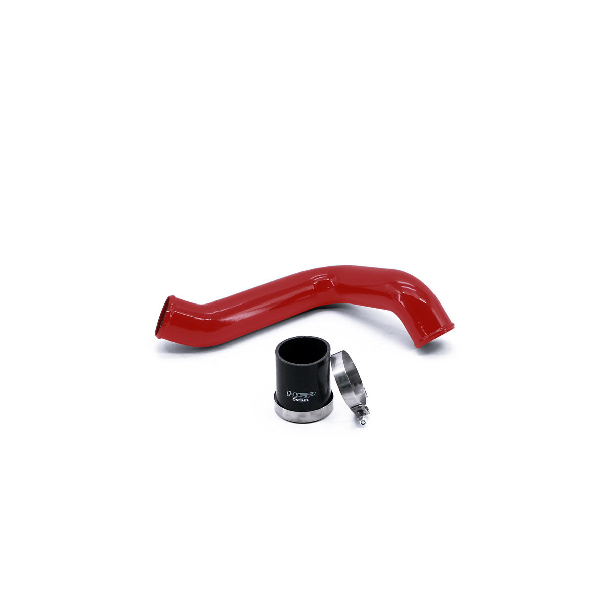 2004.5-2005 Chevrolet / GMC HSP Cold Side Tube to HSP Bridge Flag Red - HSP Diesel