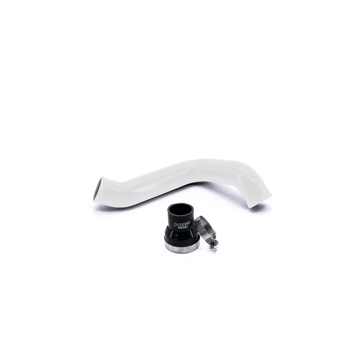 2004.5-2005 Chevrolet / GMC HSP Cold Side Tube to Factory Bridge Polar White - HSP Diesel