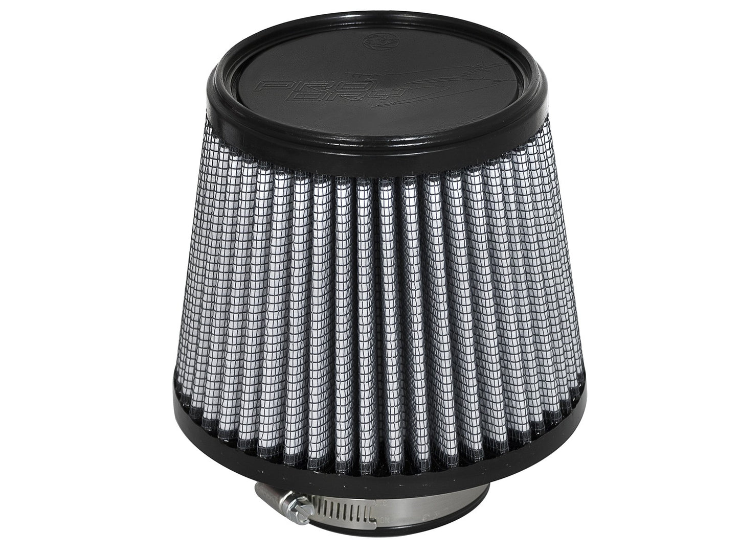 Magnum Flow Universal Clamp-On Air Filter w/ Pro Dry S Media 2-3/4 Inch F x 6 Inch B x 4-3/4 Inch T x 5 Inch H aFe Power
